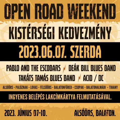 Open Road Weekend 2023.06.07.