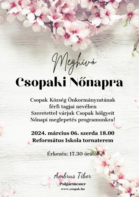 Nőnap Csopakon