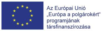 Európa a polgárokért program logó, HU