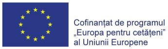 Európa a polgárokért program logó, Romanian